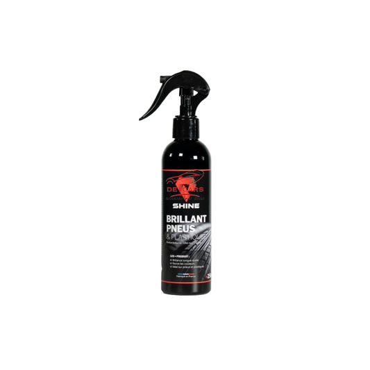 Brillant pneus Shine Systems pour un rendu noir profond et une protection longue durée