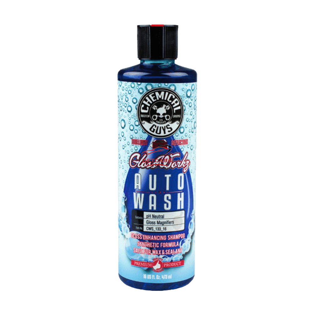 Le shampooing Glossworkz booster de chez chemical-guys est un shamppoing faisant ressortir la beauté naturelle de votre véhicule . Idéal pour entretenir un véhicule protégé par une cire ou spray de finition tout en apportant une finition ultra brillance . Il procurera une mousse épaisse et adhérente lors du lavage .