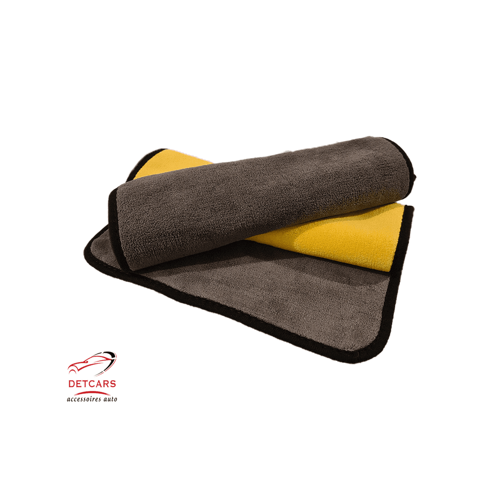 Pack de 2 microfibre de lavage et de séchage . Idéale pour le nettoyage intérieur de votre véhicule et peut servir pour l'extérieur . 800 GSM