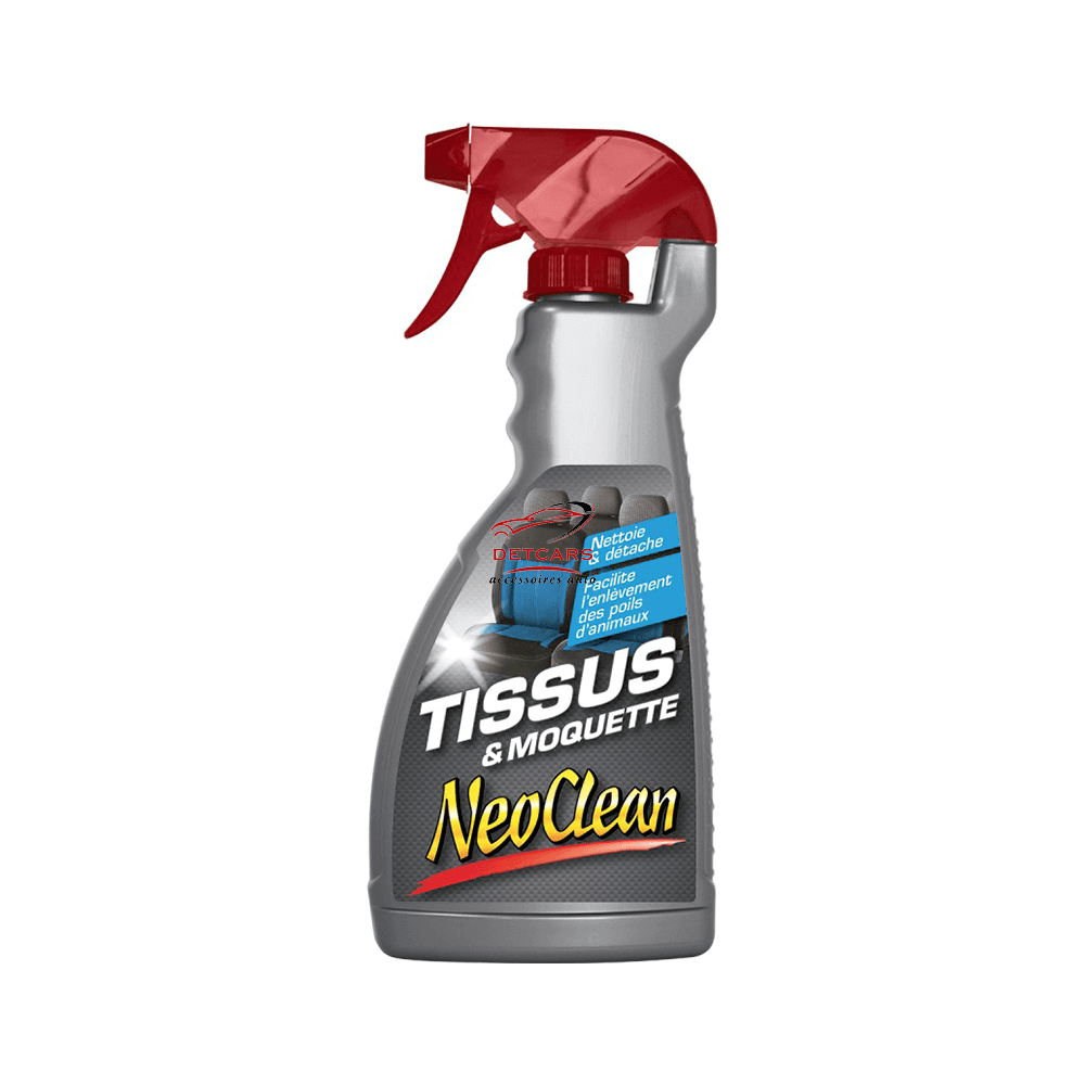 Le nettoyant et détachant tissus/moquettes de chez Neoclean élimine rapidement les tâches les plus tenaces. Salissure, café, rouge à lèvre… le détachant agit sans décolorer la surface ni laisser de marques.
