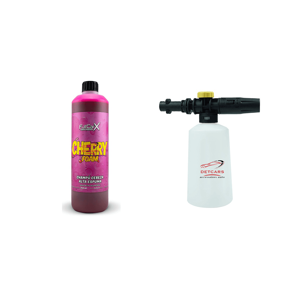 Le shampooing CHERRY FOAM est un produit hautement concentré et aux performances exceptionnelles pour un nettoyage en profondeur de la carrosserie des véhicules.