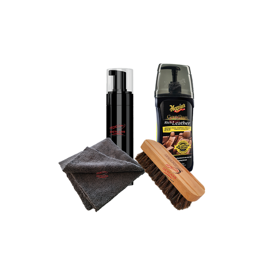 Pack Intérieur Premium – Nettoyage et protection cuir auto
Nettoyez et protégez efficacement l’intérieur de votre voiture avec ce pack complet. Idéal pour entretenir le cuir, les surfaces délicates et redonner un aspect soigné à votre habitacle.
✅ Mousseur, brosse douce, microfibre et protection cuir
✅ Élimine saletés, taches et redonne souplesse au cuir
✅ Convient à tous les types de sièges en cuir