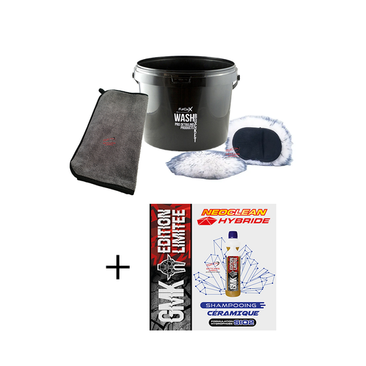 Pack Lavage Confort – Kit anti-rayures pour lavage auto
Ce kit complet vous permet de laver votre voiture sans créer de micro-rayures. Composé d’accessoires premium, il garantit un lavage efficace, doux et sans risque pour votre carrosserie.
✅ Gant microfibre, seau, grille anti-saletés, shampoing auto
✅ Évite les rayures et tourbillons
✅ Compatible avec tous types de véhicules