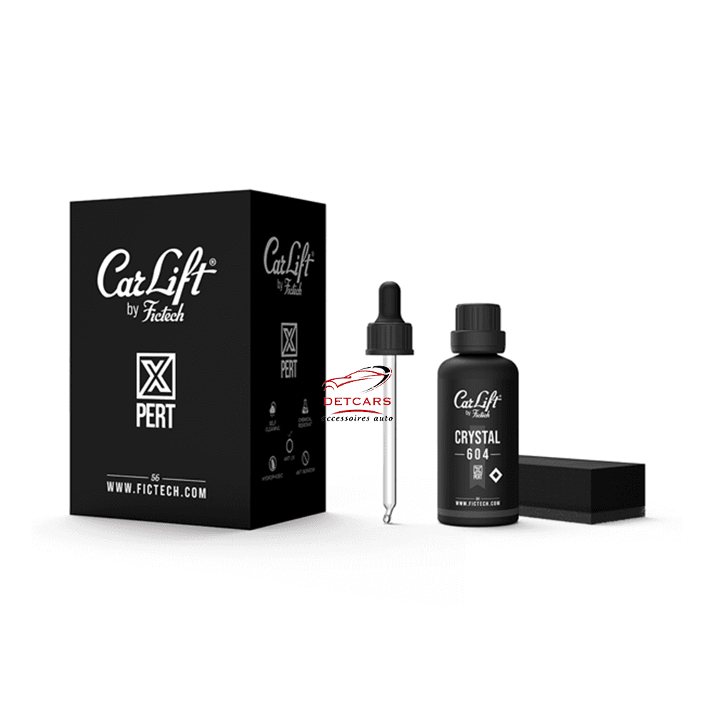 La protection céramique Car Lift Crystal de chez Fictech est ce qu'il y a de mieux dans la gamme amateur pour votre véhicule. Ce traitement céramique permettra de vous prémunir de l'oxydation, de l'incrustation des contaminants divers (voile gras routier, fientes d'oiseaux, moucherons etc.) tout en vous garantissant une facilité d'entretien future inégalée avec d'autres types de traitements.