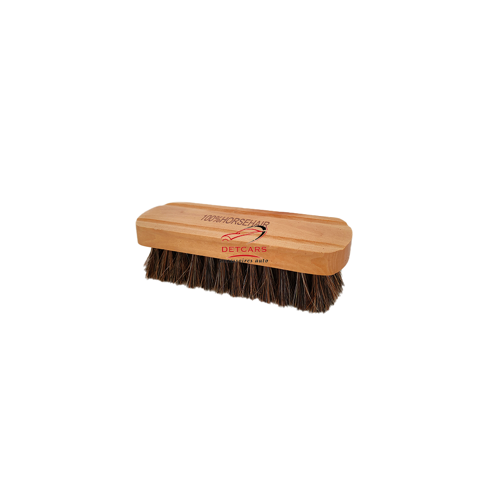 Brosse cuir et alcantara