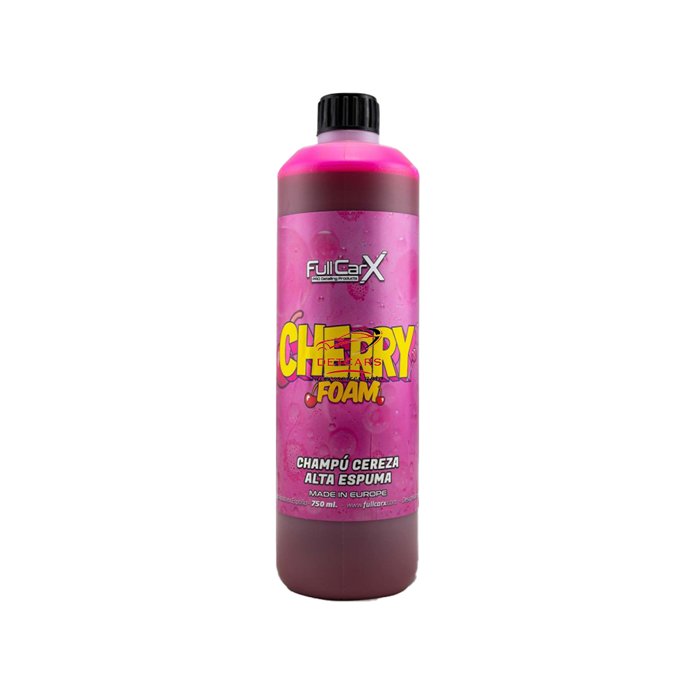 Le shampooing CHERRY FOAM est un produit hautement concentré et aux performances exceptionnelles pour un nettoyage en profondeur de la carrosserie des véhicules. Sa formule avancée génère une mousse rose compacte avec un effet visuel exceptionnel qui net