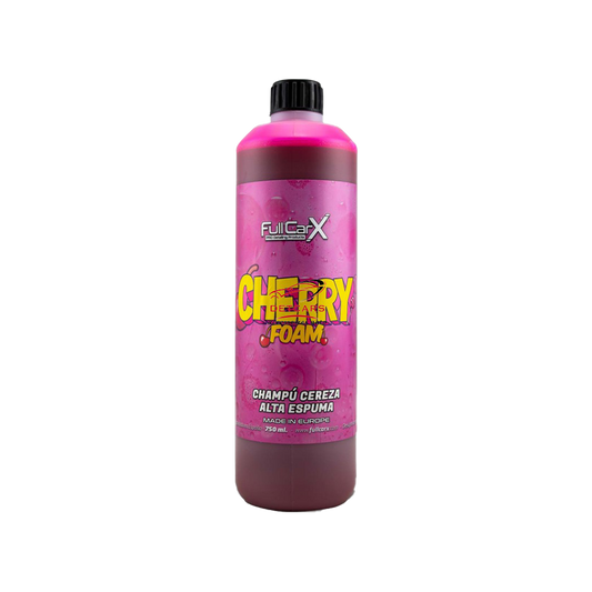 Le shampooing CHERRY FOAM est un produit hautement concentré et aux performances exceptionnelles pour un nettoyage en profondeur de la carrosserie des véhicules. Sa formule avancée génère une mousse rose compacte avec un effet visuel exceptionnel qui net