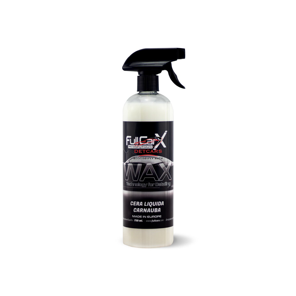 La Cire à base de carnauba FullCarX apporte une finition extra brillante. Elle génère un léger revêtement qui améliore la luminosité de la carrosseire et le maintient beaucoup plus longtemps.