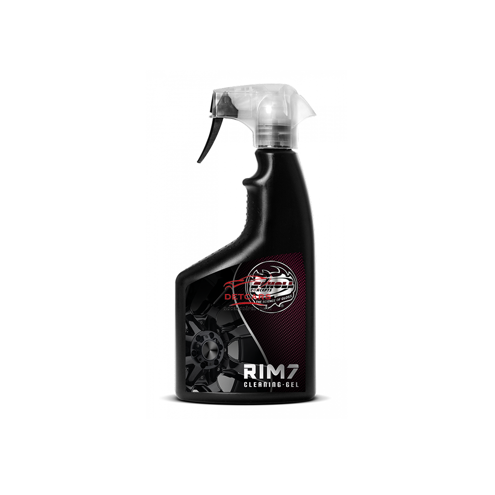 RIM-7 est un nettoyant intelligent et sans acide avec changement de couleur pour un nettoyage sans effort des jantes très sales de presque toutes sortes. La viscosité élevée garantit que le nettoyant fonctionne là où vous le vaporisez et ne s’enfuit pas. Un indicateur intelligent de saleté transforme le gel nettoyant en violet après le temps d’exposition optimal (2-3 minutes) et indique à l’utilisateur que la jante peut être pulvérisée avec de l’eau.