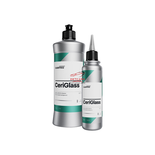 Polish vitres CarPro CeriGlass à l'oxyde de cérium pour éliminer les rayures et l'oxydation du verre