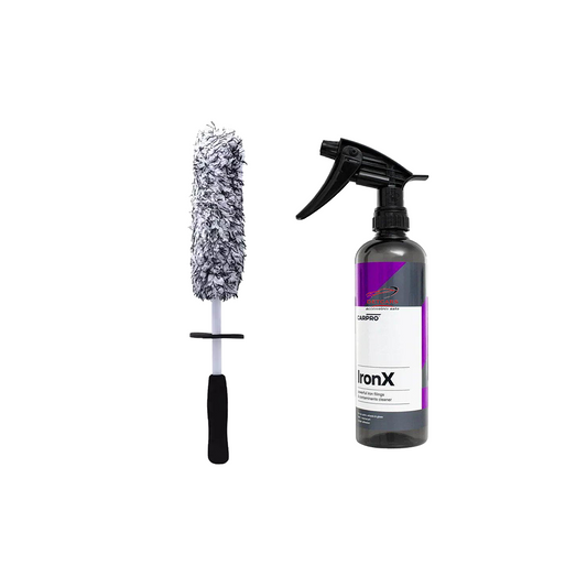 Pack nettoyant jantes IronX + brosse jantes