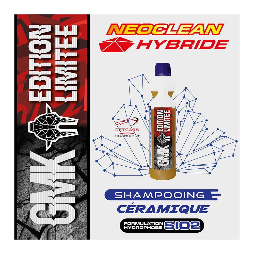 Le shampooing hybride céramique de chez Neoclean est LE shampooing d’excellence de la gamme NeoClean Hybride. Grâce à son pouvoir nettoyant et sa lubrification renforcée, aucunes salissures et traces d’eau ne subsistent.