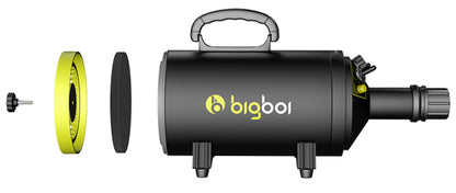 Sécheur sans contact BIGBOI BLOWR MINI pour les professionnels du Detailing et plus largement pour tous les passionnés automobile.  ( vidéo de présentation disponible sur notre chaine youtube )  Le Bigboi BlowR MINI est le souffleur idéal pour tous avec s