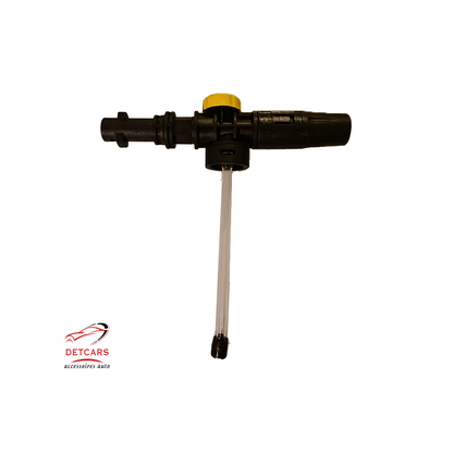 Canon à mousse pour karcher du model k2 au model k7 . Capacité 750ml . Idéale pour un bon prélavage de votre voiture .   Grace à sa graduation allant jusqu'à 750ml , dosez votre mélange comme vous le souhaitez