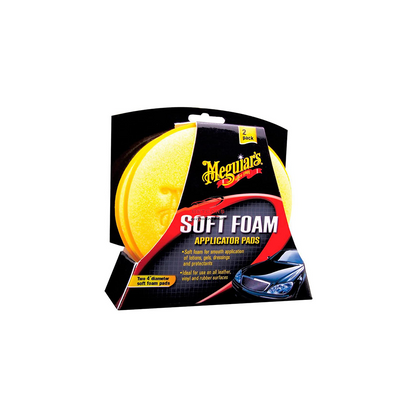 Tampon applicateur Meguiar's en mousse pour une application uniforme idéal pour l'application de produits sur le cuir ou les plastiques.