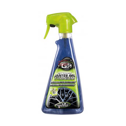 Le Nettoyant Jantes Gel Titanium® GS27 Classics® adhère totalement à la jante & enjoliveur pour assurer un nettoyage et un entretien complet.  Ce nettoyant jantes est un must dans sa catégorie. Il nettoie les poussières de frein, les graisses incrustées e