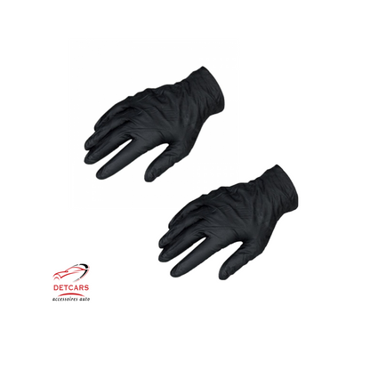 Gants en nitrile noir ( la paire )