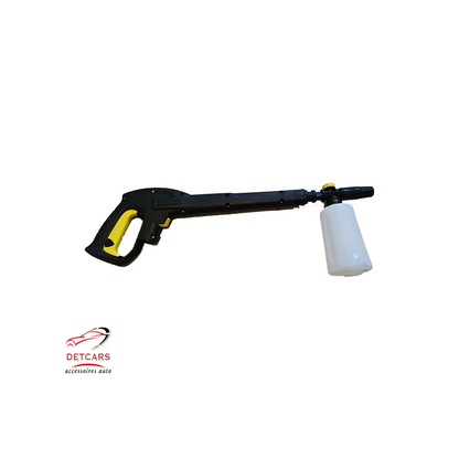 Canon à mousse pour karcher du model k2 au model k7 . Capacité 750ml . Idéale pour un bon prélavage de votre voiture .   Grace à sa graduation allant jusqu'à 750ml , dosez votre mélange comme vous le souhaitez